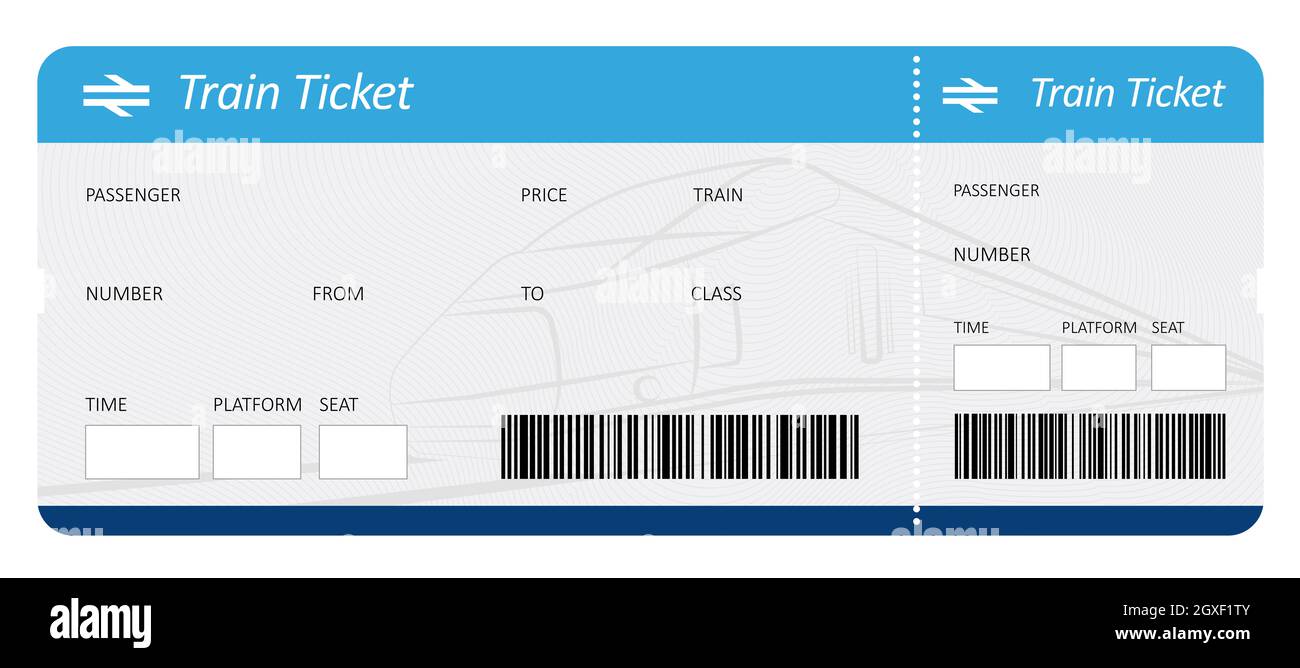 Ticket sur fond blanc Banque D'Images