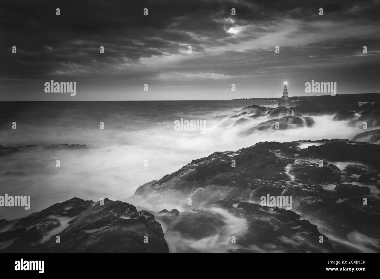 Mer Noire près d'Ahtopol, Bulgarie Banque D'Images