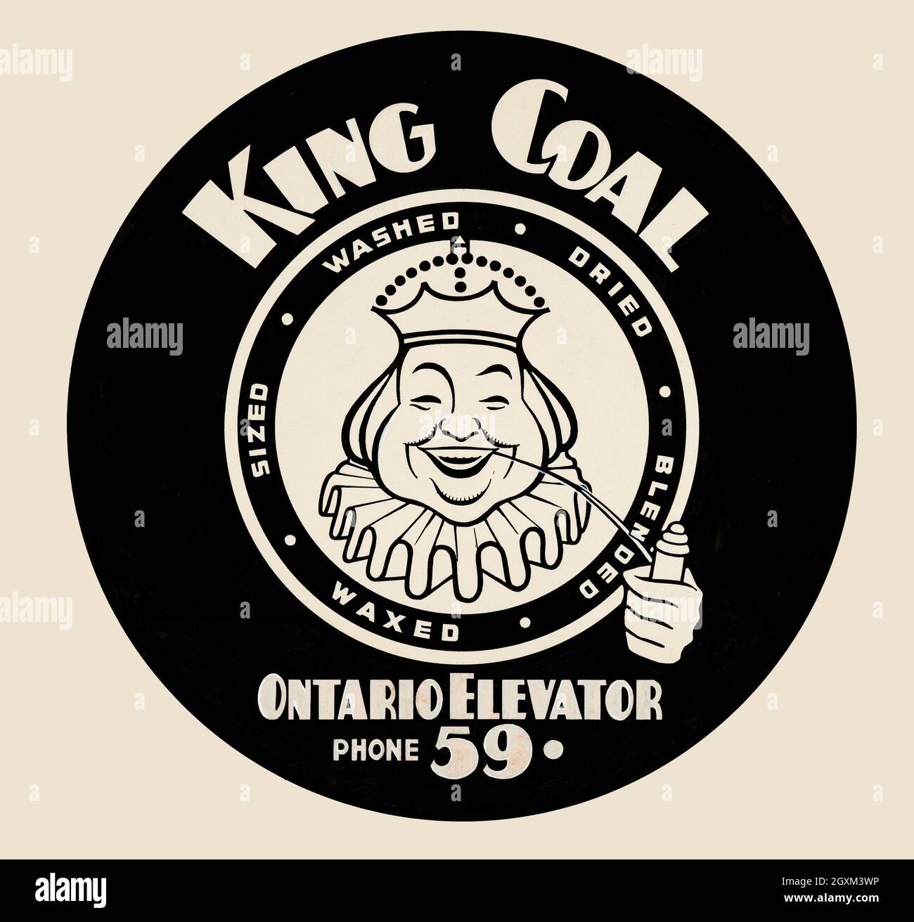King Coal Banque D'Images