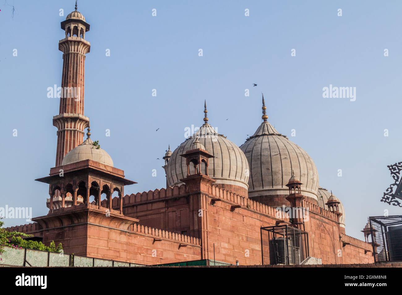 La mosquée Jama Masjid de Delhi, Inde Banque D'Images