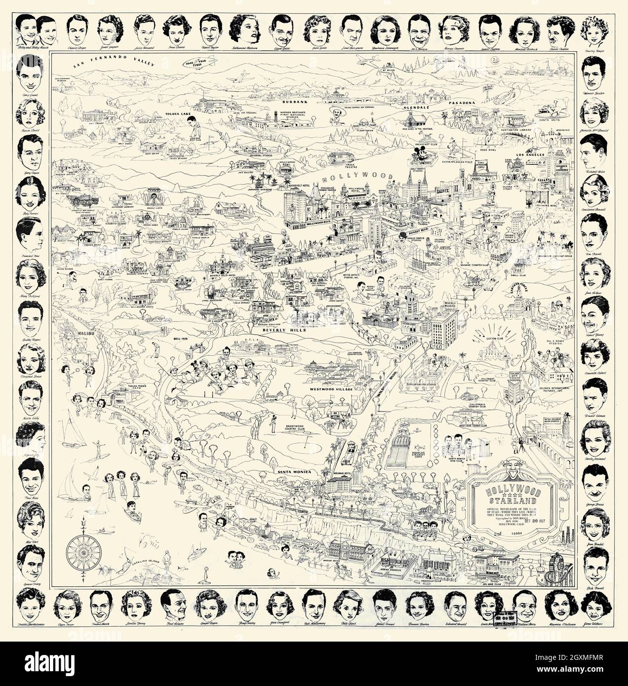 Hollywood Starland Banque D'Images