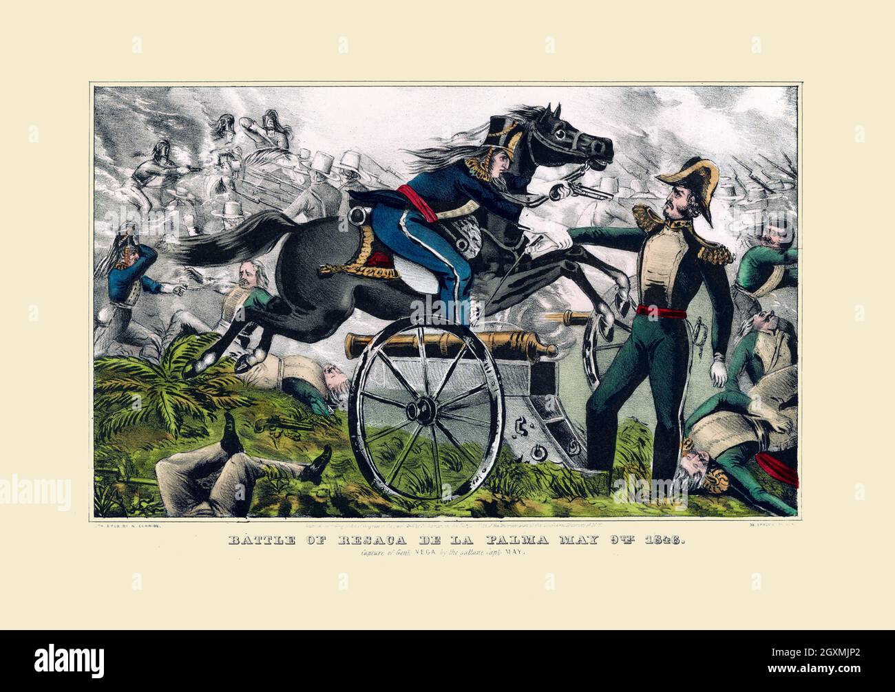 Bataille de resaca de la palma Banque de photographies et d’images à