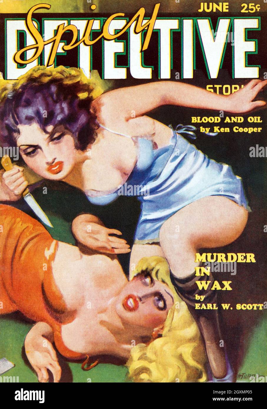 Meurtre à Wax Banque D'Images