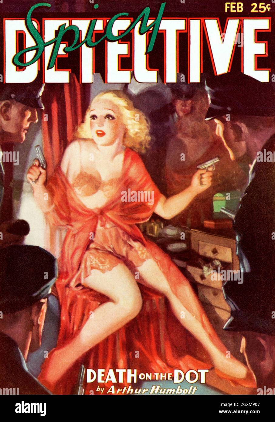 Mort sur le point Banque D'Images