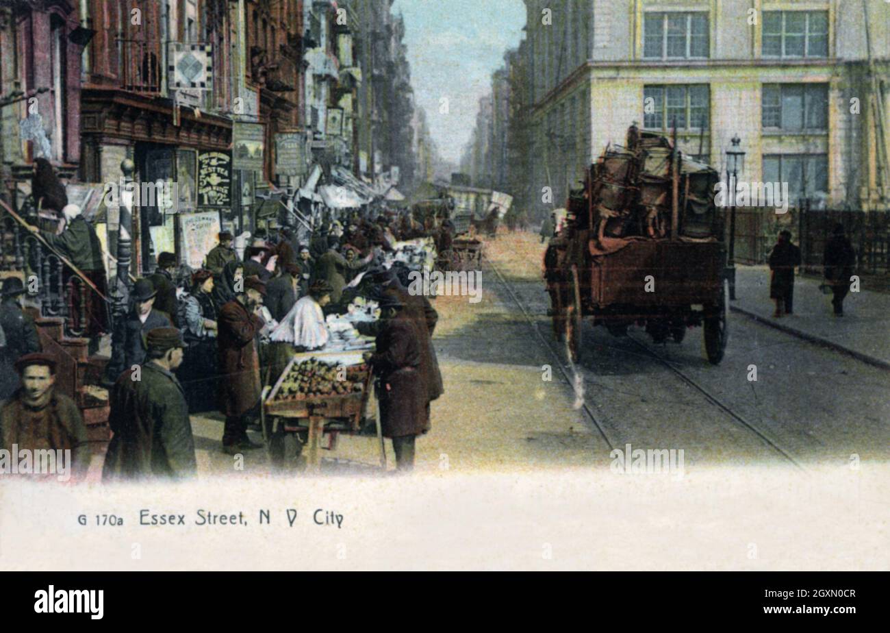 Essex Street, New York Banque D'Images Essex Street, New York Banque D'Images
