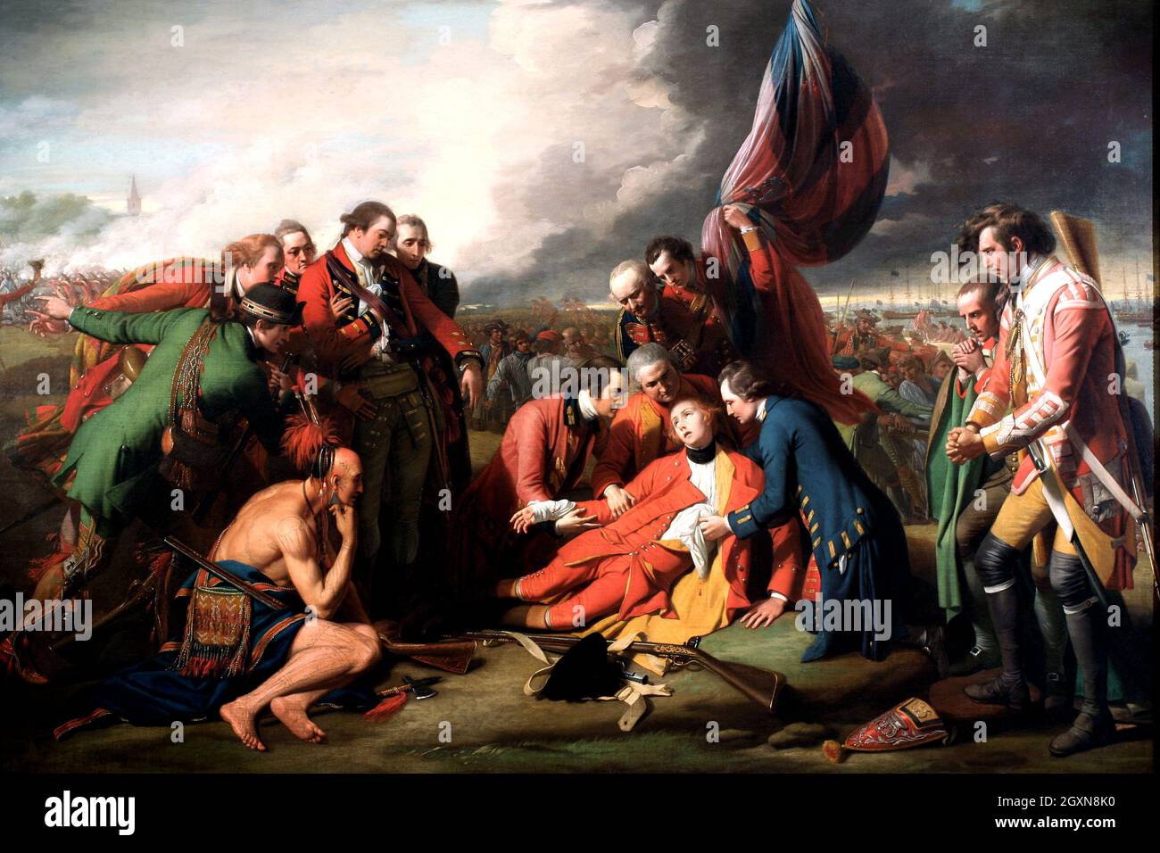 Mort du général Wolfe Banque D'Images