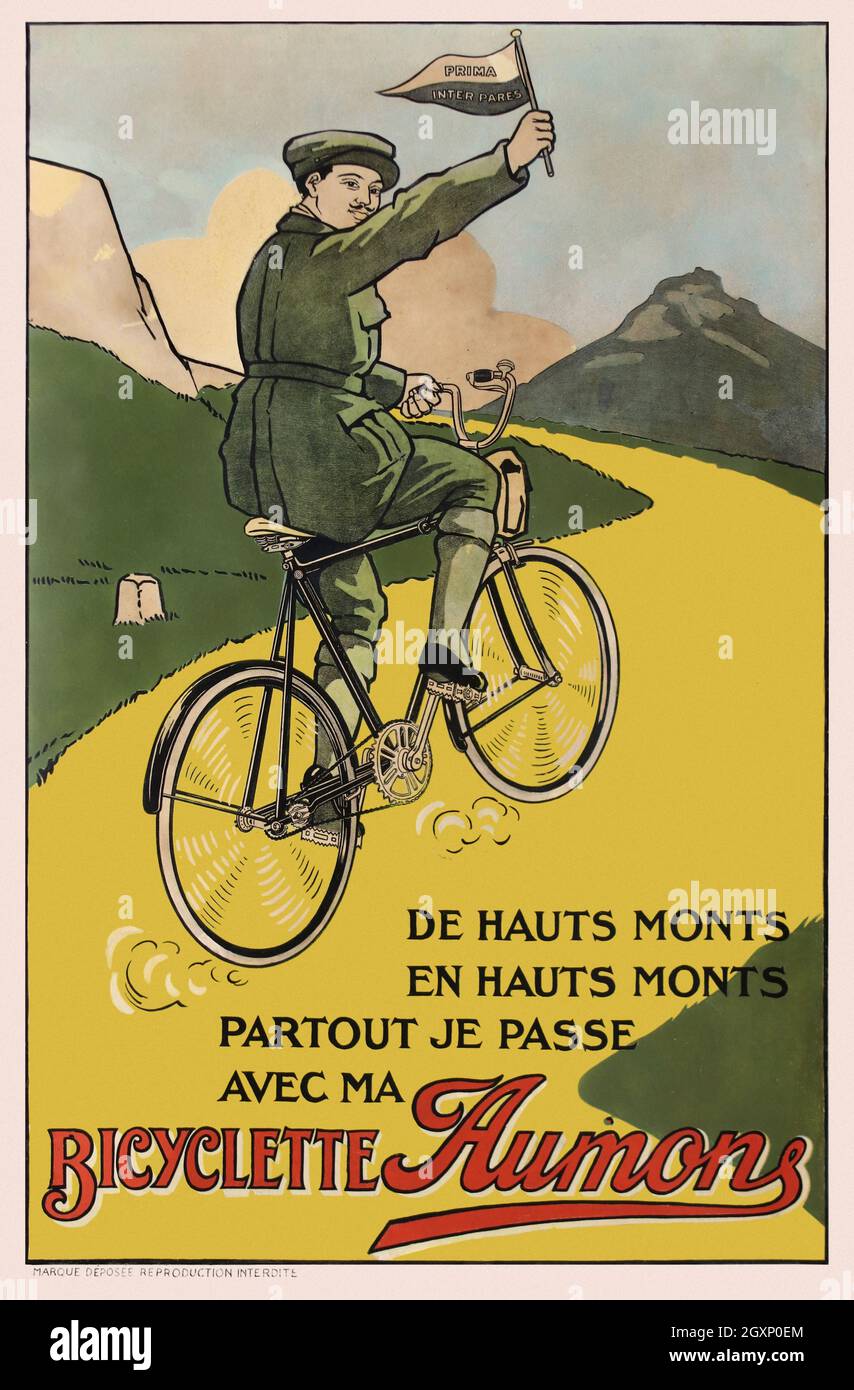 Aumon Bicyclette Banque D'Images
