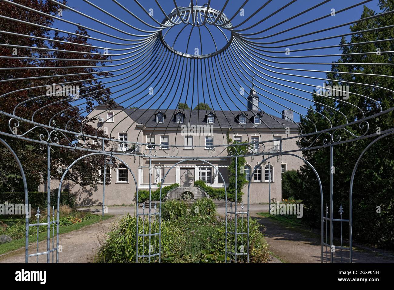 Château de Styrum, manoir historique, Muelheim an der Ruhr, région de la Ruhr, Rhénanie-du-Nord-Westphalie, Allemagne Banque D'Images