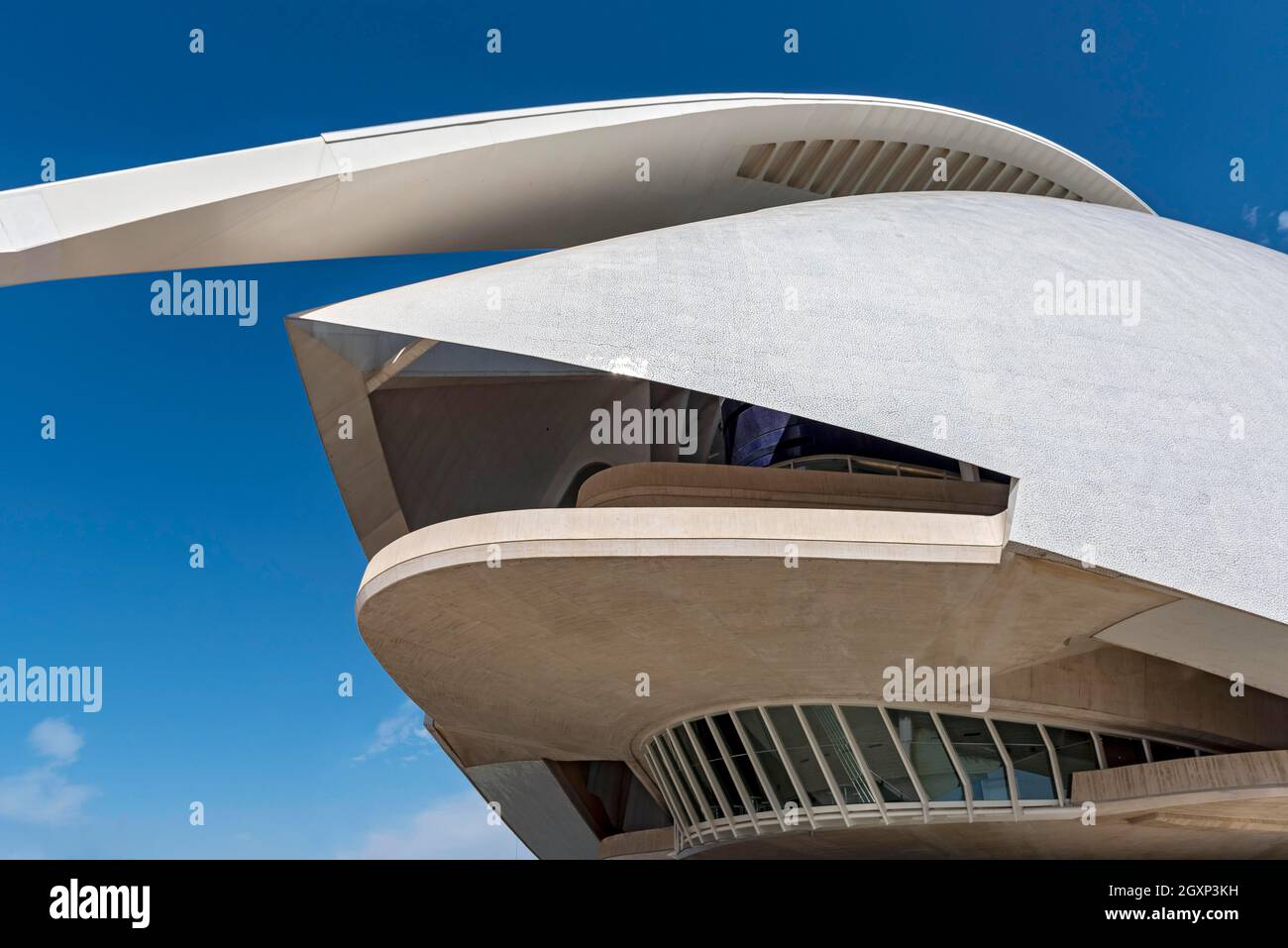 Palais des Arts, Palau des Arts Reina Sofia, Cité des Arts et des Sciences, Valence, Espagne Banque D'Images