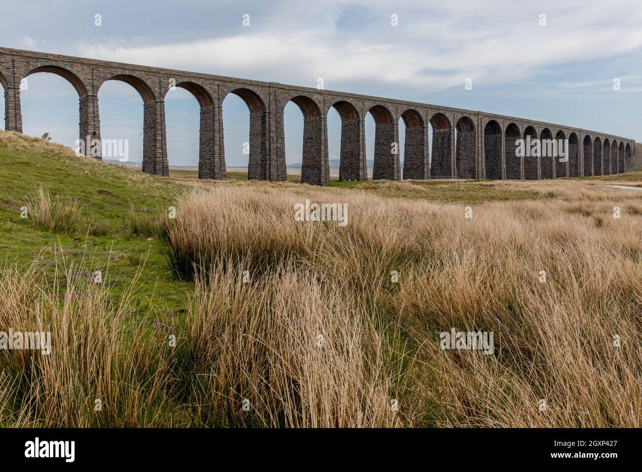 Ribblehead Viaduc, Yorkshire Dales NP, Yorkshire, UK Banque D'Images