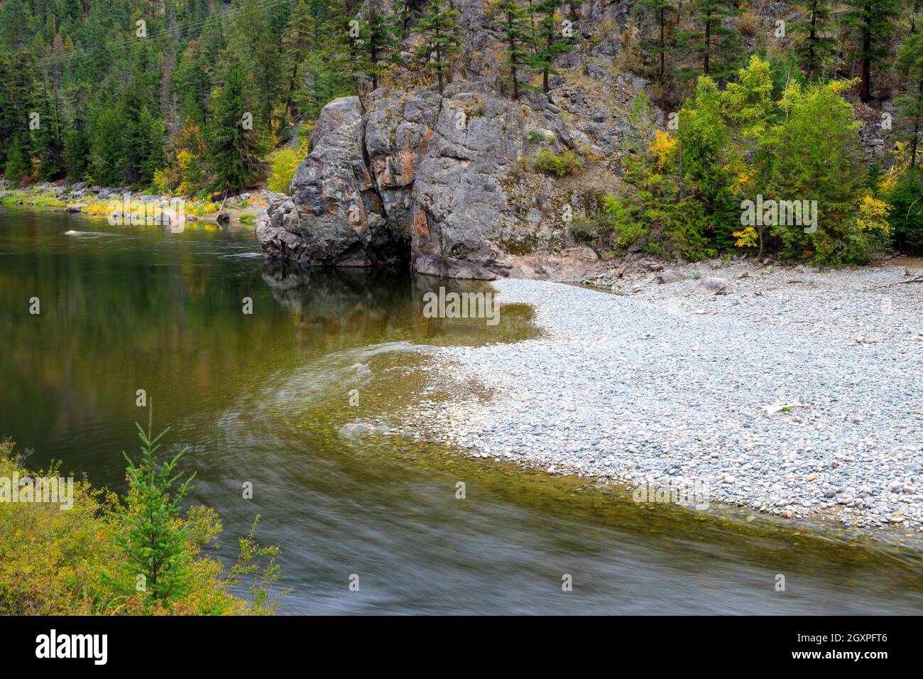 Le parc provincial Bromley Rock est un parc provincial situé en Colombie-Britannique, au Canada.Bromley Rock est une destination populaire de baignade et de saut de falaise Banque D'Images