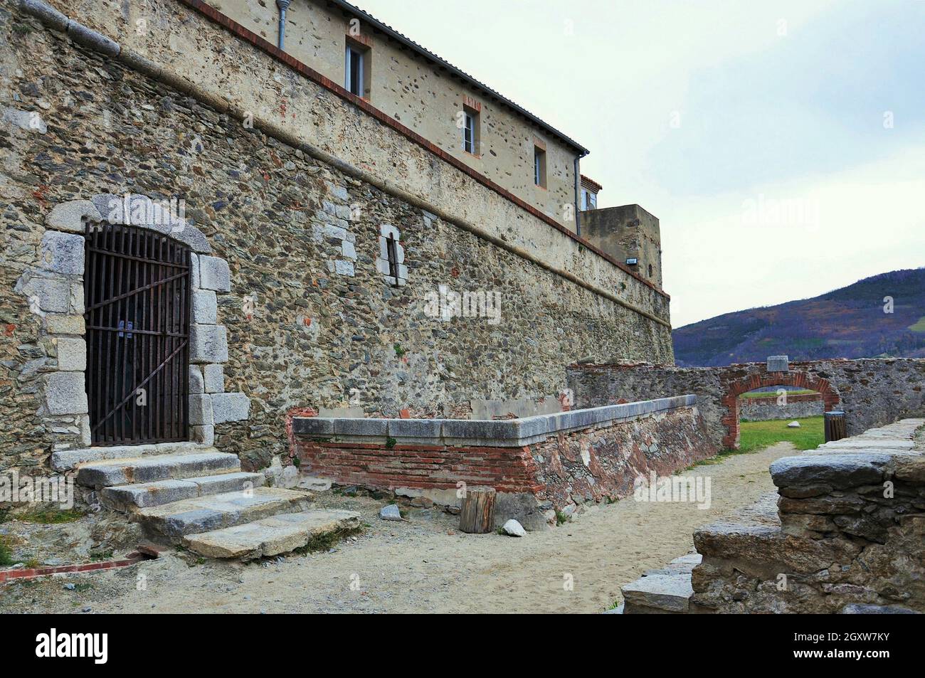 Le fort Lagarde de Prats-de-Mollo-la-Préste est situé dans la région de Vallespir, en France Banque D'Images