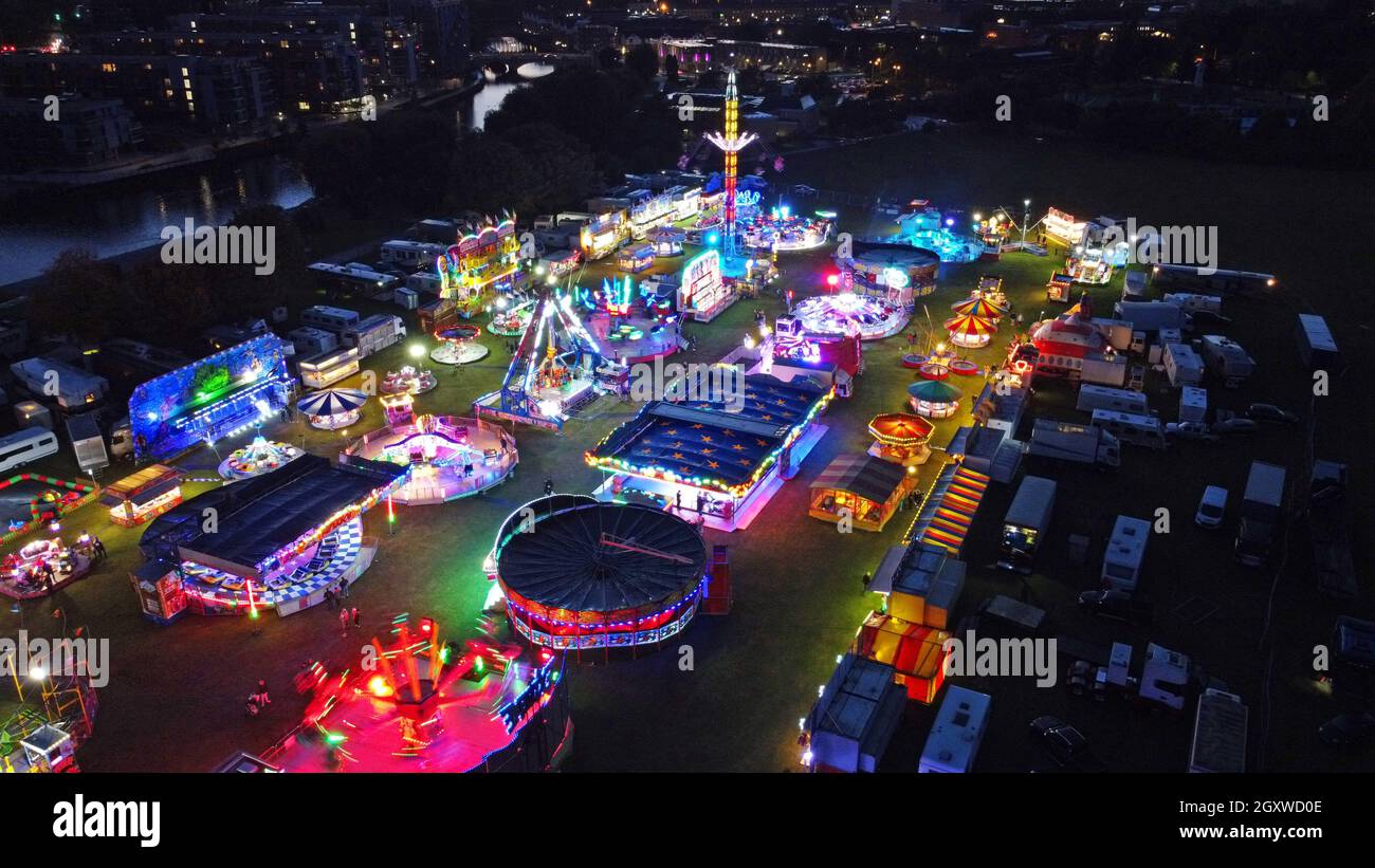 Fun Fair Peterborugh Foire de peterborough Banque de photographies et d’images à haute ...