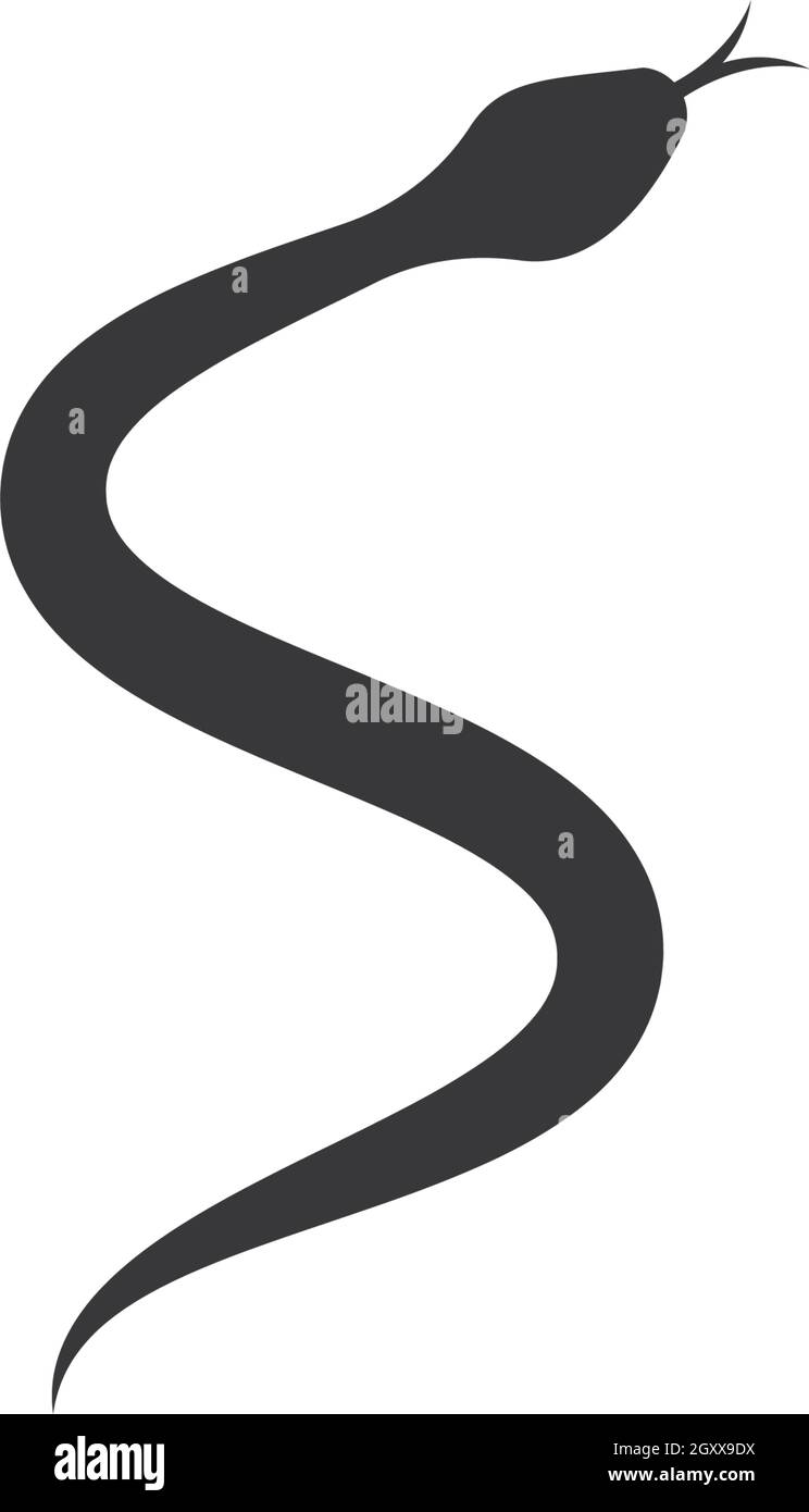 Modèle vectoriel de logo Snake Illustration de Vecteur