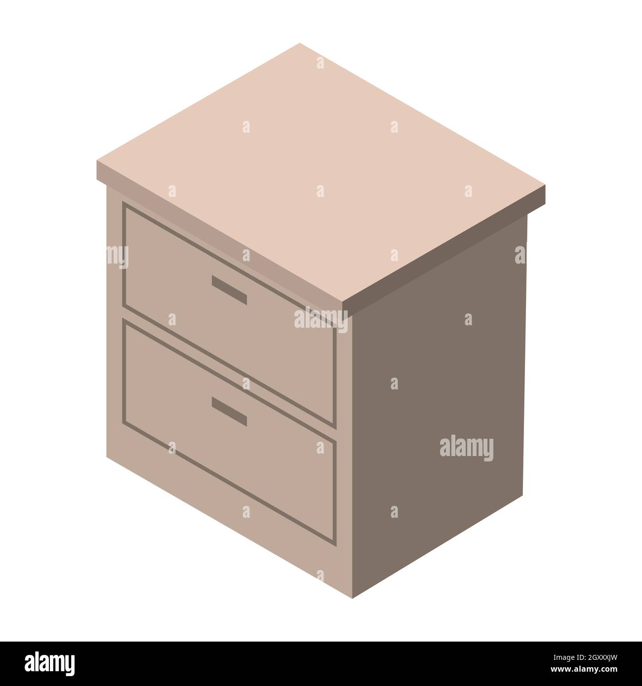 Table de chevet isométrique à deux tiroirs. Table de nuit en bois brun. Mobilier de chambre. Vecteur EPS10. Illustration de Vecteur Table de chevet isométrique à deux tiroirs. Table de nuit en bois brun. Mobilier de chambre. Vecteur EPS10. Illustration de Vecteur
