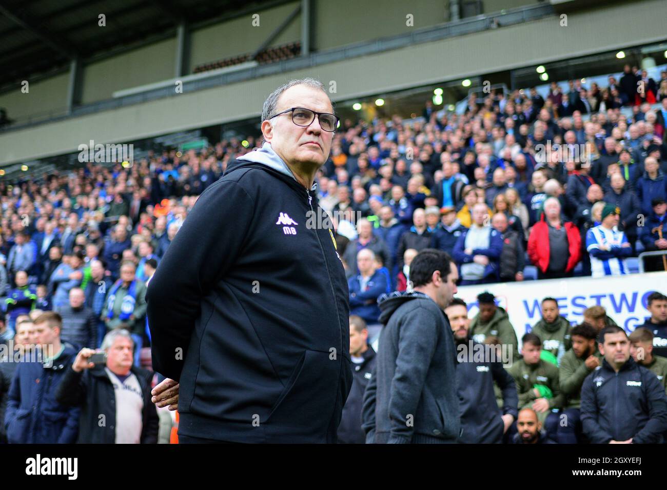 Leeds United manager Marcelo Bielsa Banque D'Images