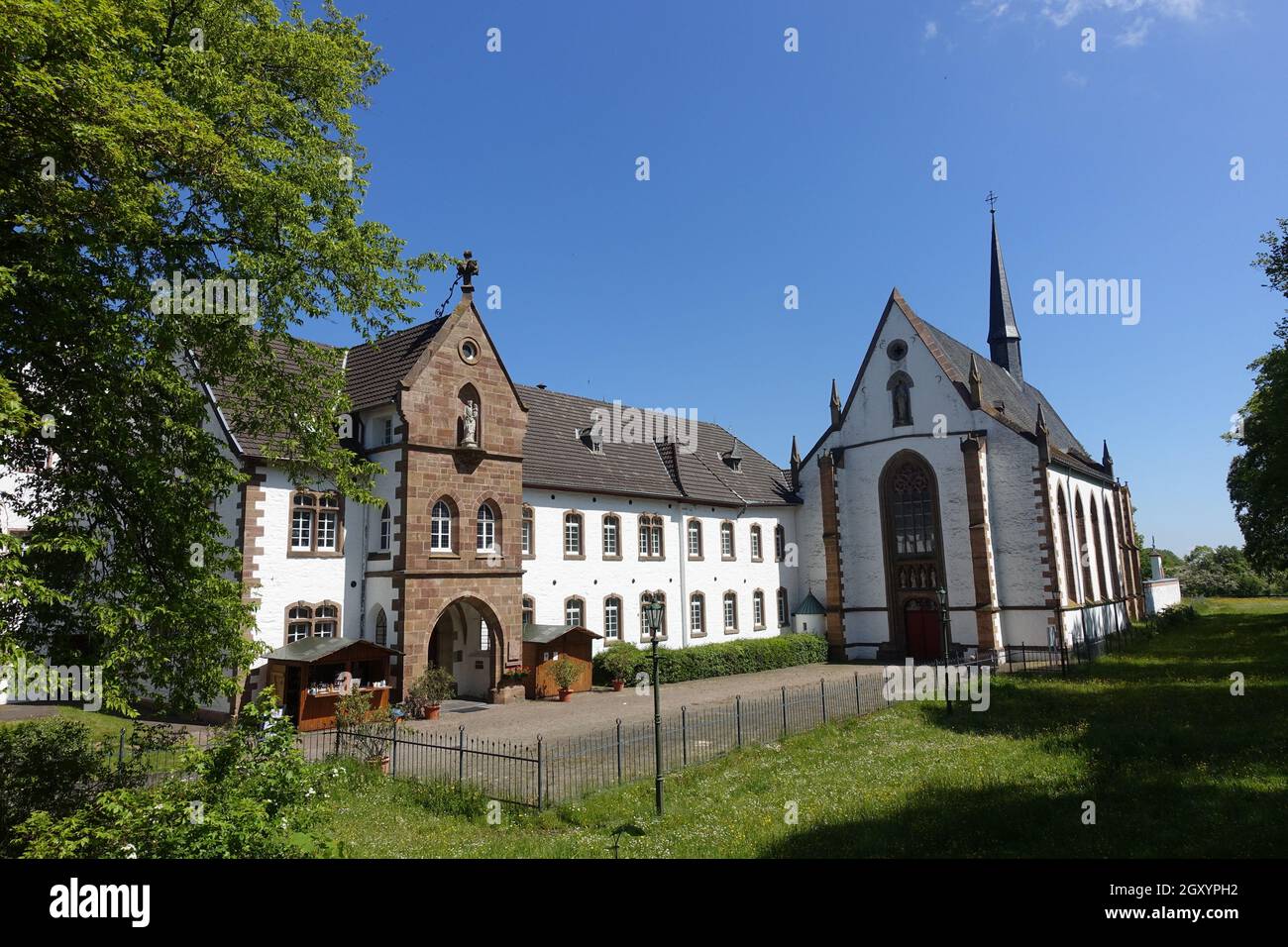 Ehemaliges Trappistenkloster Mariawald - Abteikirche, Heimbach, Nordrhein-Westfalen, Allemagne Banque D'Images