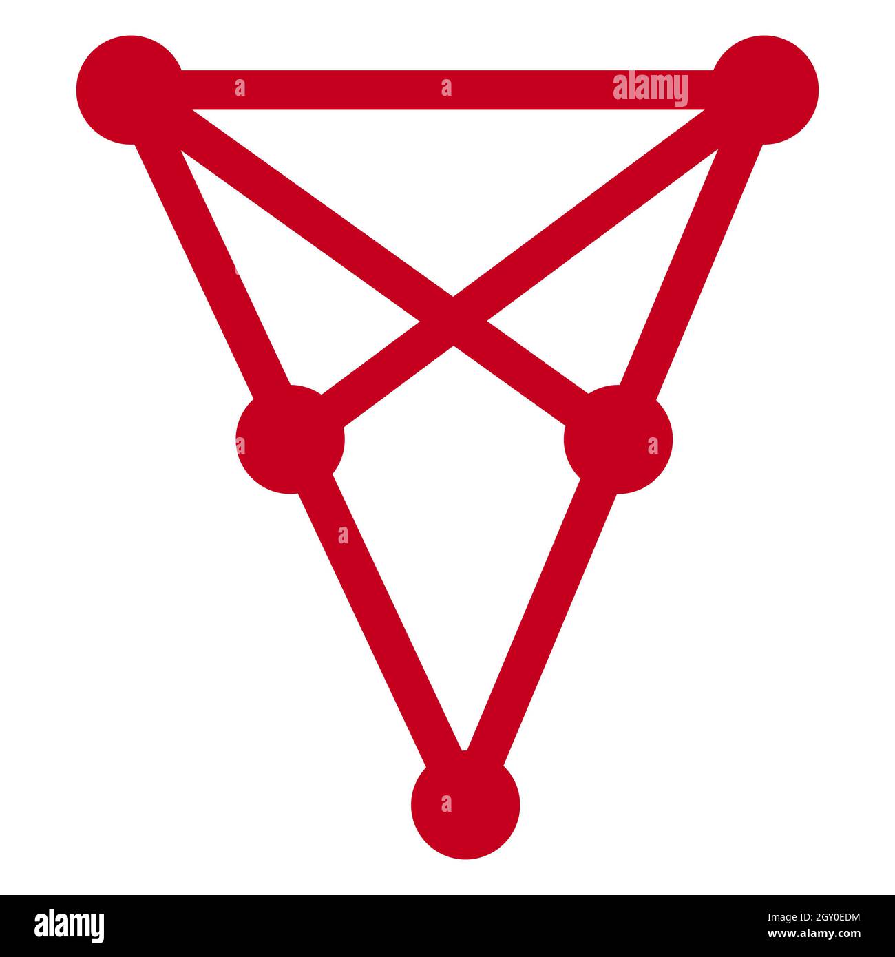 Chiliz CHZ symbole jeton logo crypto-monnaie, icône de pièce isolée sur  fond blanc. Illustration vectorielle Photo Stock - Alamy