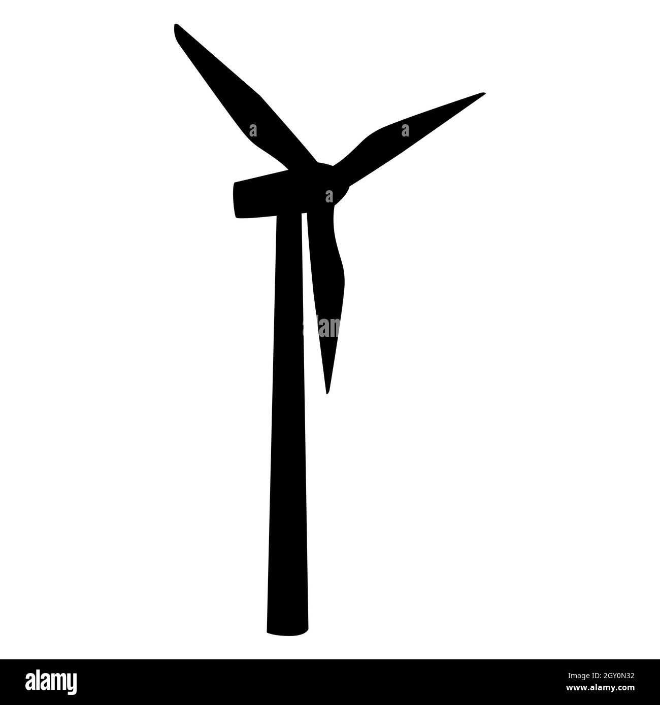 Silhouette d'un moulin à vent avec trois lames isolées sur blanc. Ferme éolienne à mât élevé. Énergies renouvelables alternatives. Vecteur EPS 10. Illustration de Vecteur Silhouette d'un moulin à vent avec trois lames isolées sur blanc. Ferme éolienne à mât élevé. Énergies renouvelables alternatives. Vecteur EPS 10. Illustration de Vecteur