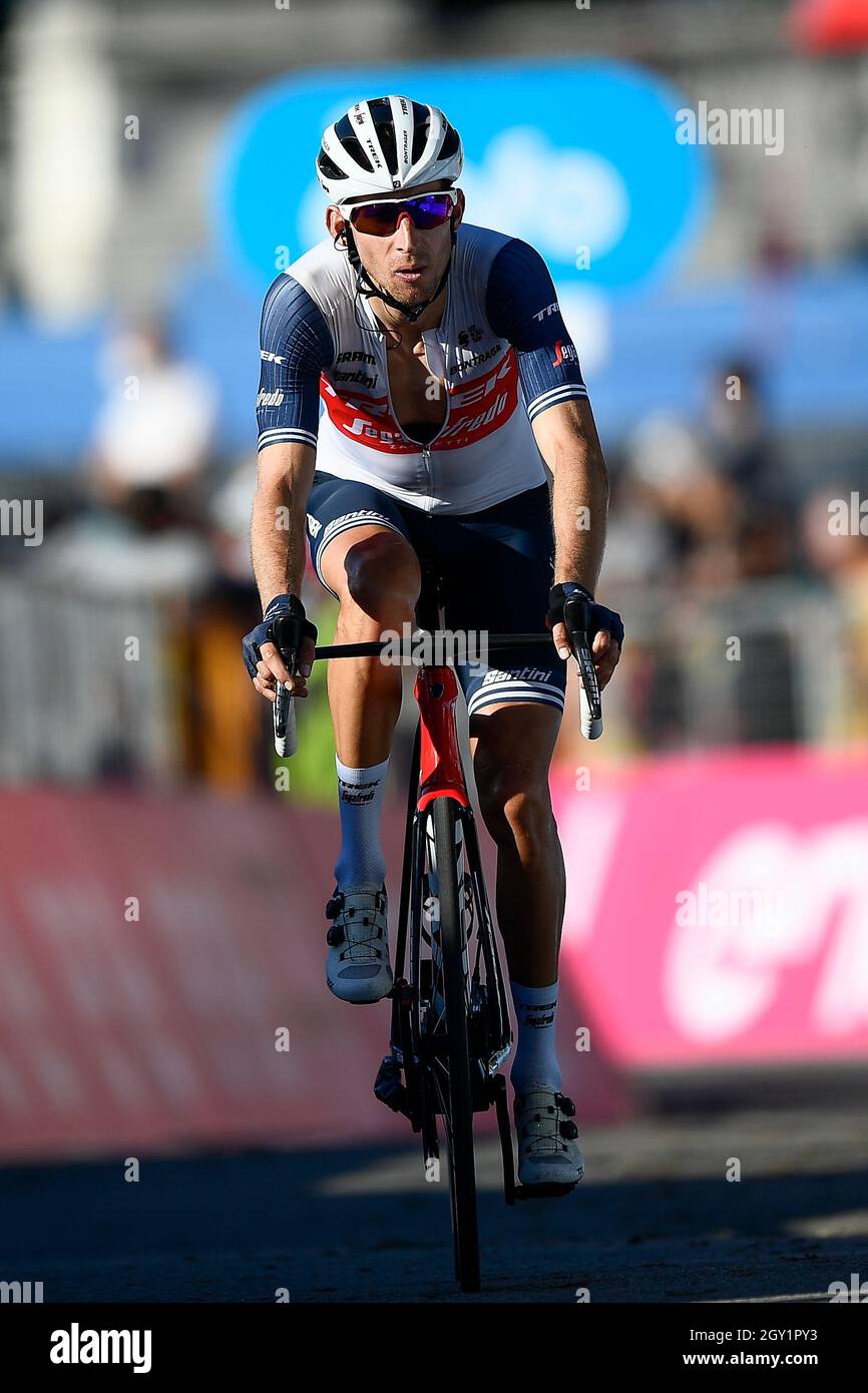 Turin, Italie. 06 octobre 2021. Bauke Mollema de l'équipe Trek - Segafredo pendant la 102ème Milano-Torino une course de vélo semi classique d'une journée de 190 km de Magenta (Milan) à Turin. Credit: Nicolò Campo/Alay Live News Banque D'Images