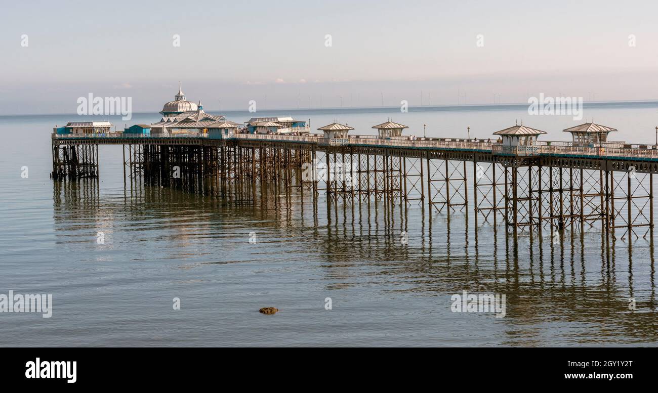 Jetée de Llandudno, Llandudno, pays de galles du Nord, pays de Galles, Royaume-Uni. Banque D'Images