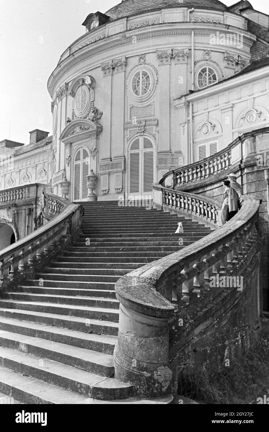 Jagdschloss Das Schloss Solitude à Stuttgart, Deutschland 1930er Jahre. Le pavillon de chasse Château Solitude à Stuttgart, Allemagne 1930. Banque D'Images