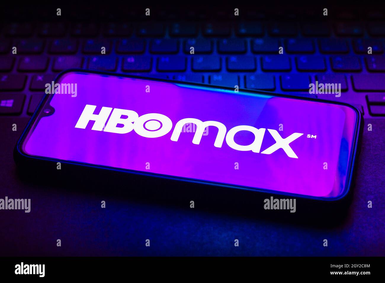 Brésil. 06e octobre 2021. Sur cette photo, le logo HBO Max s'affiche sur un smartphone. (Photo de Rafael Henrique/SOPA Images/Sipa USA) crédit: SIPA USA/Alay Live News Banque D'Images