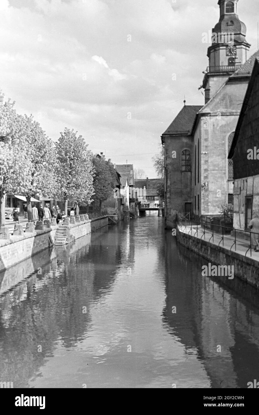 Ein Ausflug nach Amorbach, Deutsches Reich 1930er Jahre. Une excursion à Amorbach, Allemagne 1930. Banque D'Images