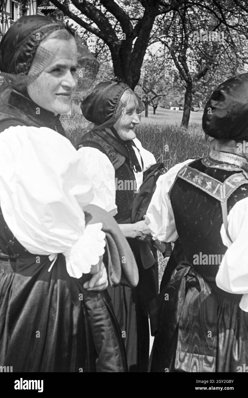 Ein Ausflug in den Schwarzwald, Deutsches Reich 1930er Jahre. Une excursion dans la Forêt-Noire, Allemagne 1930. Banque D'Images