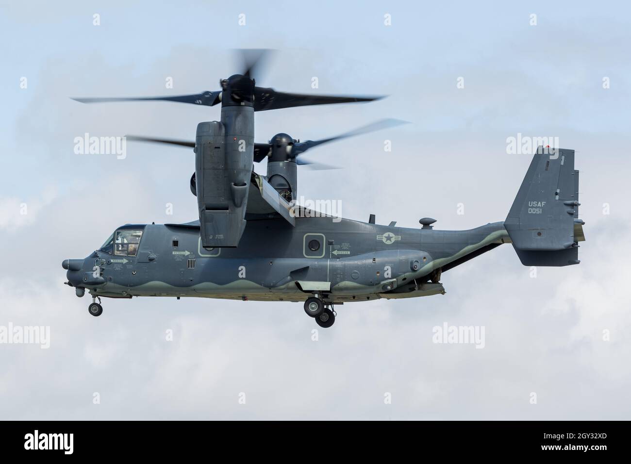 USAF Bell Boeing V-22 Osprey à RIAT Fairford Banque D'Images