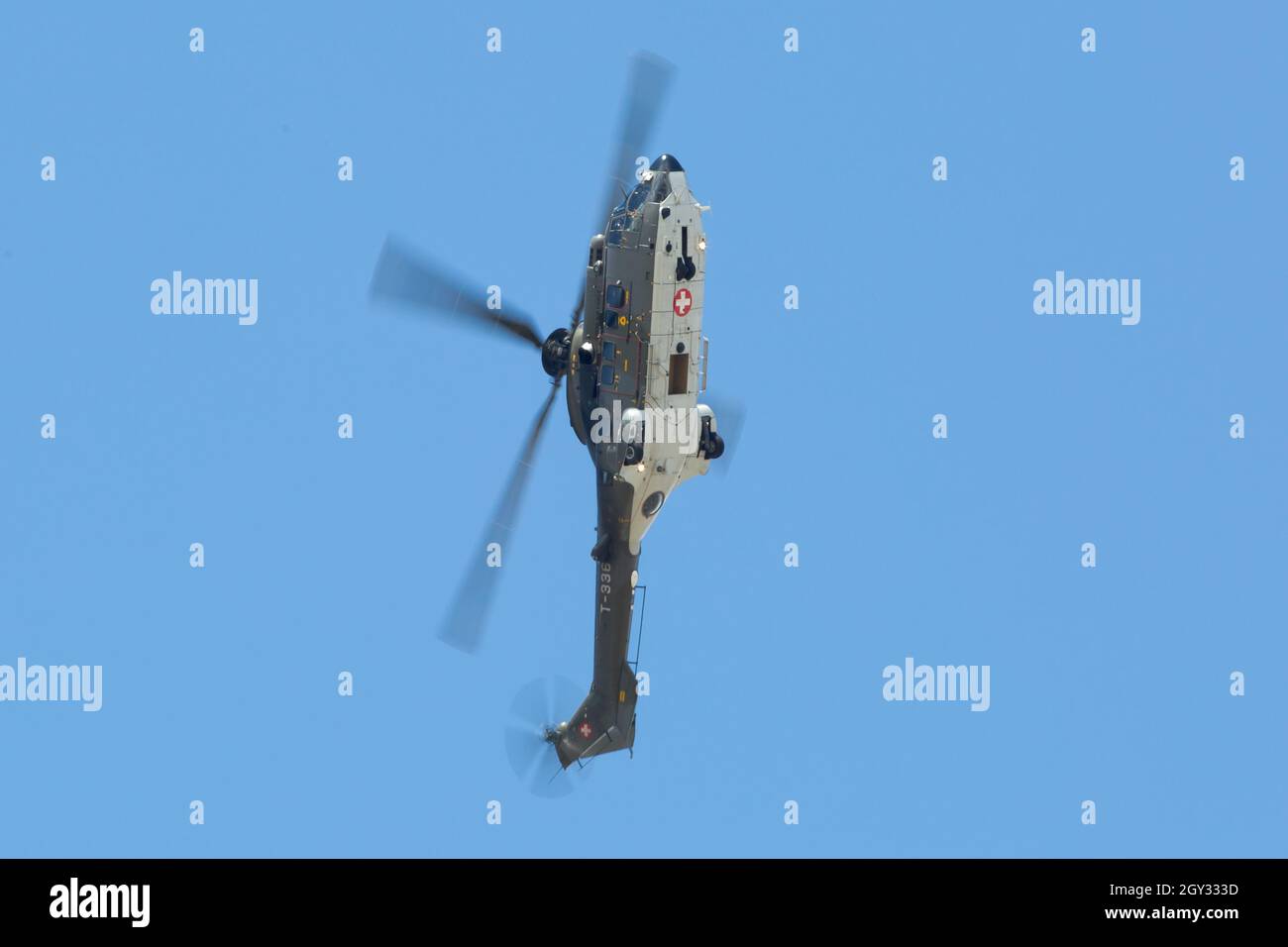 Westland Aerospatiale AS332 Puma au salon RIAT Fairford Airshow Banque D'Images