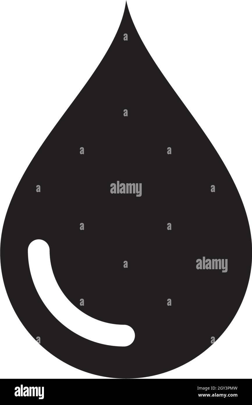 Goutte d'eau Modèle Logo vector illustration design Illustration de Vecteur
