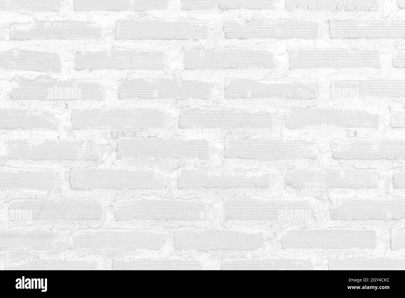 Mur en brique blanche vintage texture background. Banque D'Images