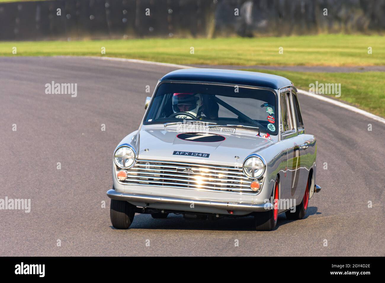 Austin A40 à Goodwood Banque D'Images