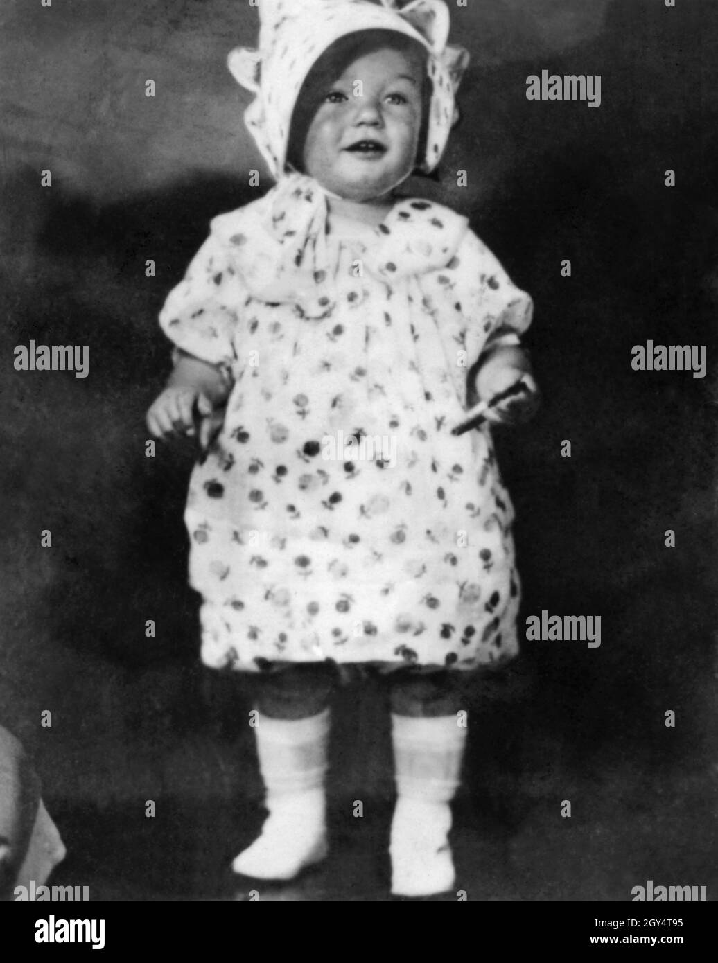 L'actrice américaine Marilyn Monroe, enfant.[traduction automatique] Banque D'Images