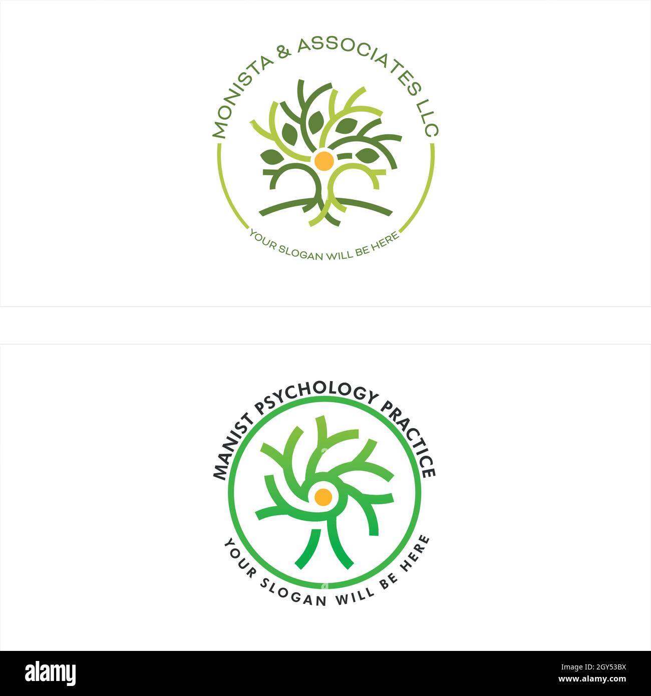 Design tendance avec logo « Abstract Tree » Illustration de Vecteur