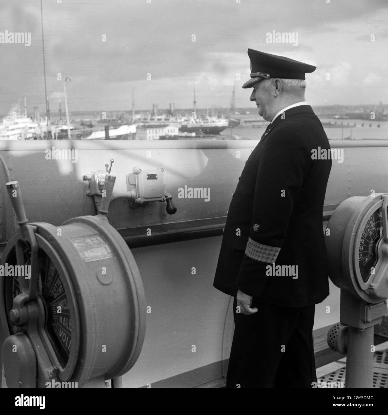 Deutschland 1930er jahre le capitaine du paquebot allemand Banque de