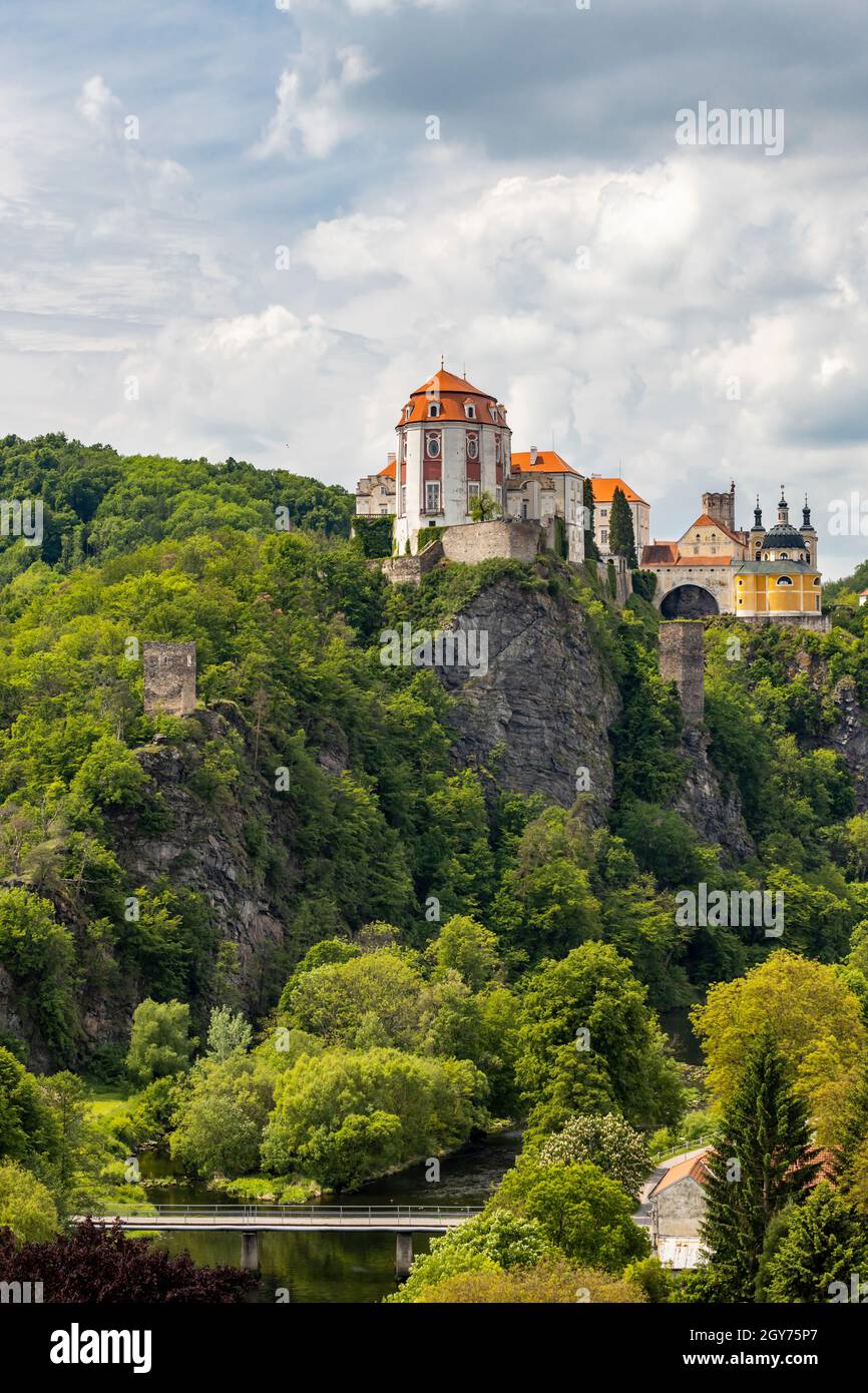 Château De Vranov Nad Dyji, Moravie Du Sud, République Tchèque Banque D'Images