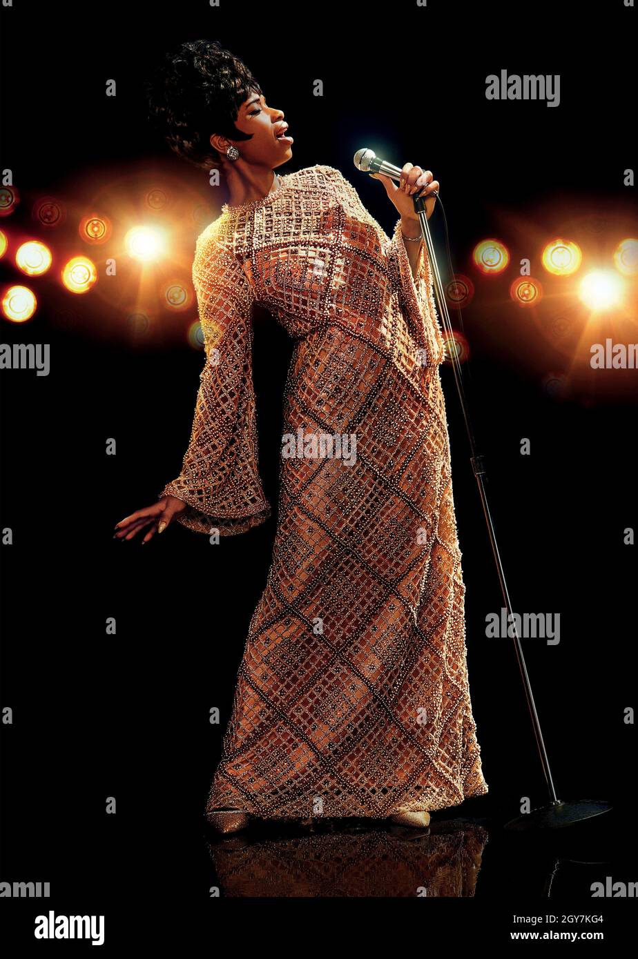 Année de respect 2021 États-Unis / Canada Directeur : affiche Liesl Tommy Jennifer Hudson (Key Art) Banque D'Images
