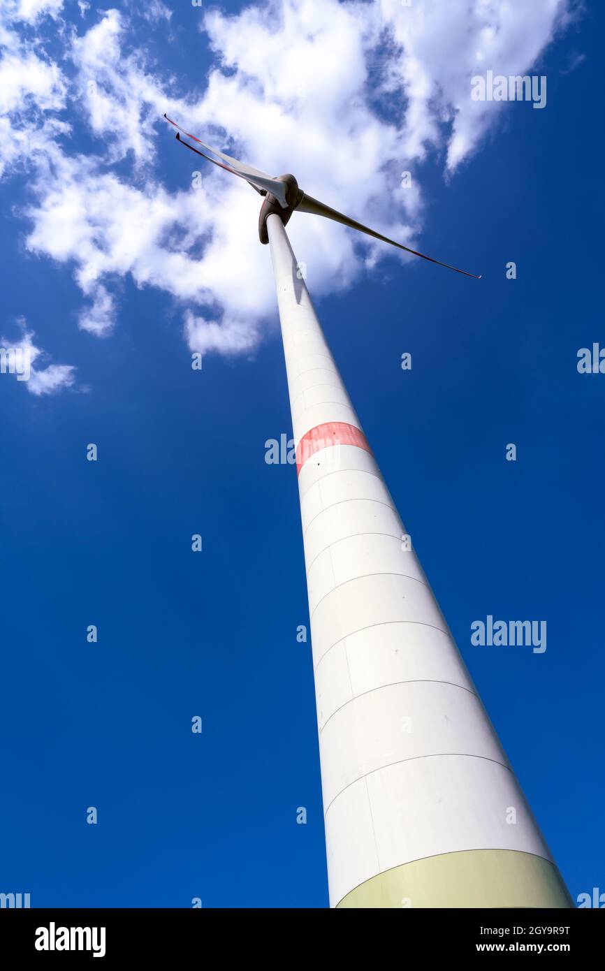 La création d'énergie alternative à celle de l'énergie éolienne Banque D'Images
