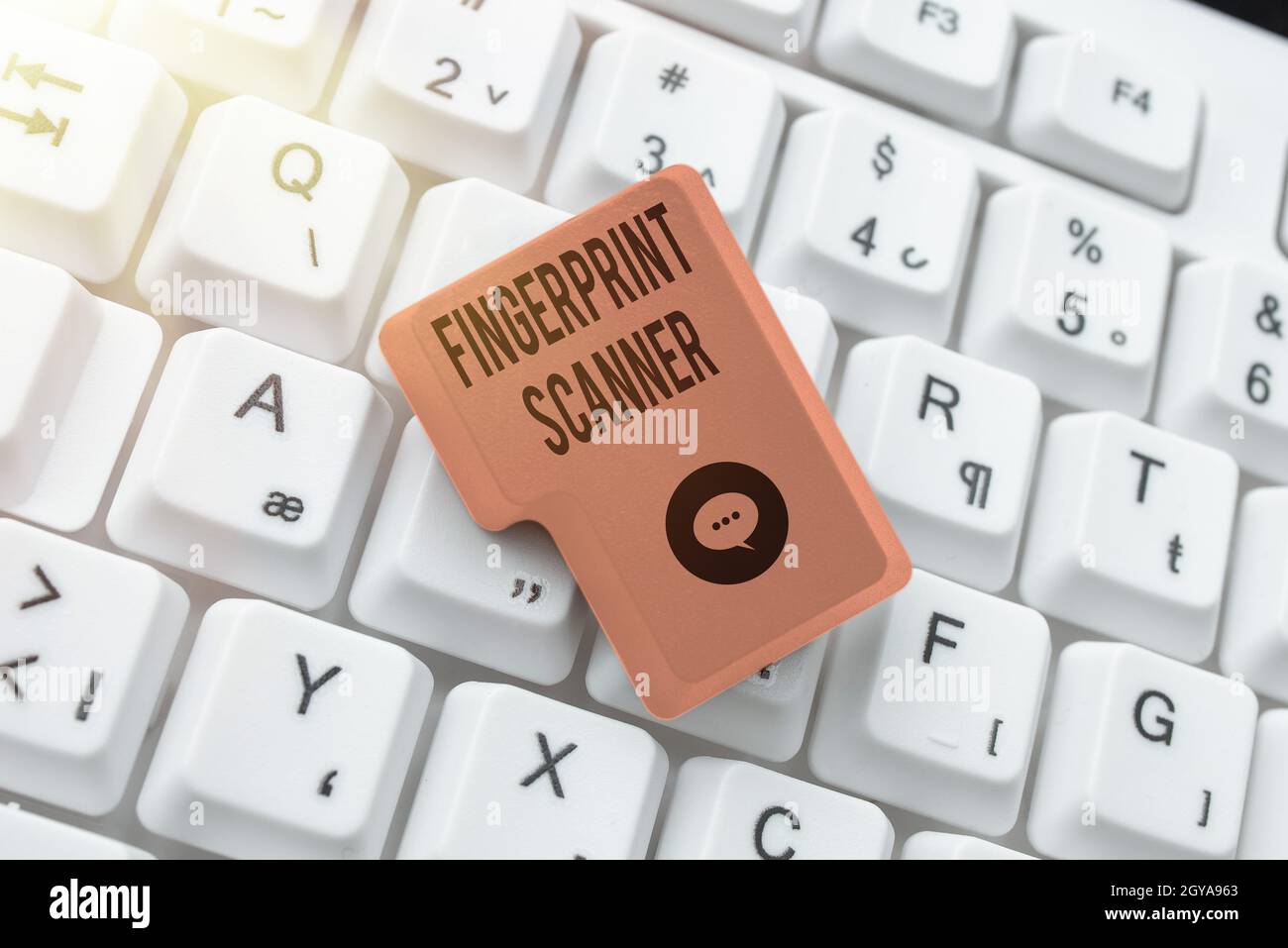 Signe de texte montrant lecteur d'empreintes digitales, concept signification utiliser l'empreinte digitale pour la validation biométrique pour accorder l'accès modification des codes de programme de site Web, Learnin Banque D'Images