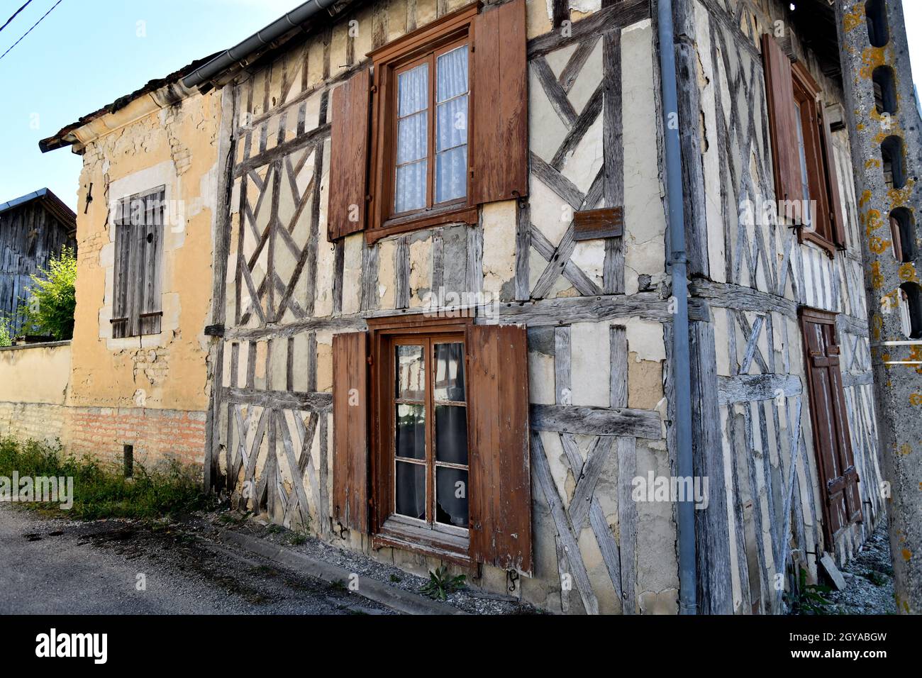 Lesmont dans le département de l'Aube dans le centre-nord de la France.propriété du xvie siècle Banque D'Images
