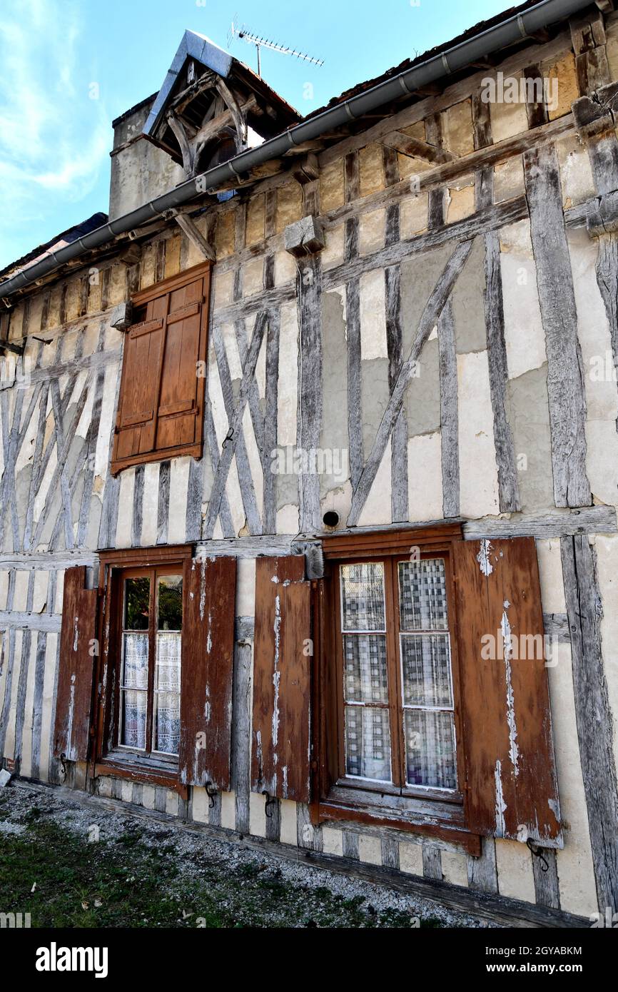 Lesmont dans le département de l'Aube dans le centre-nord de la France.propriété du xvie siècle Banque D'Images