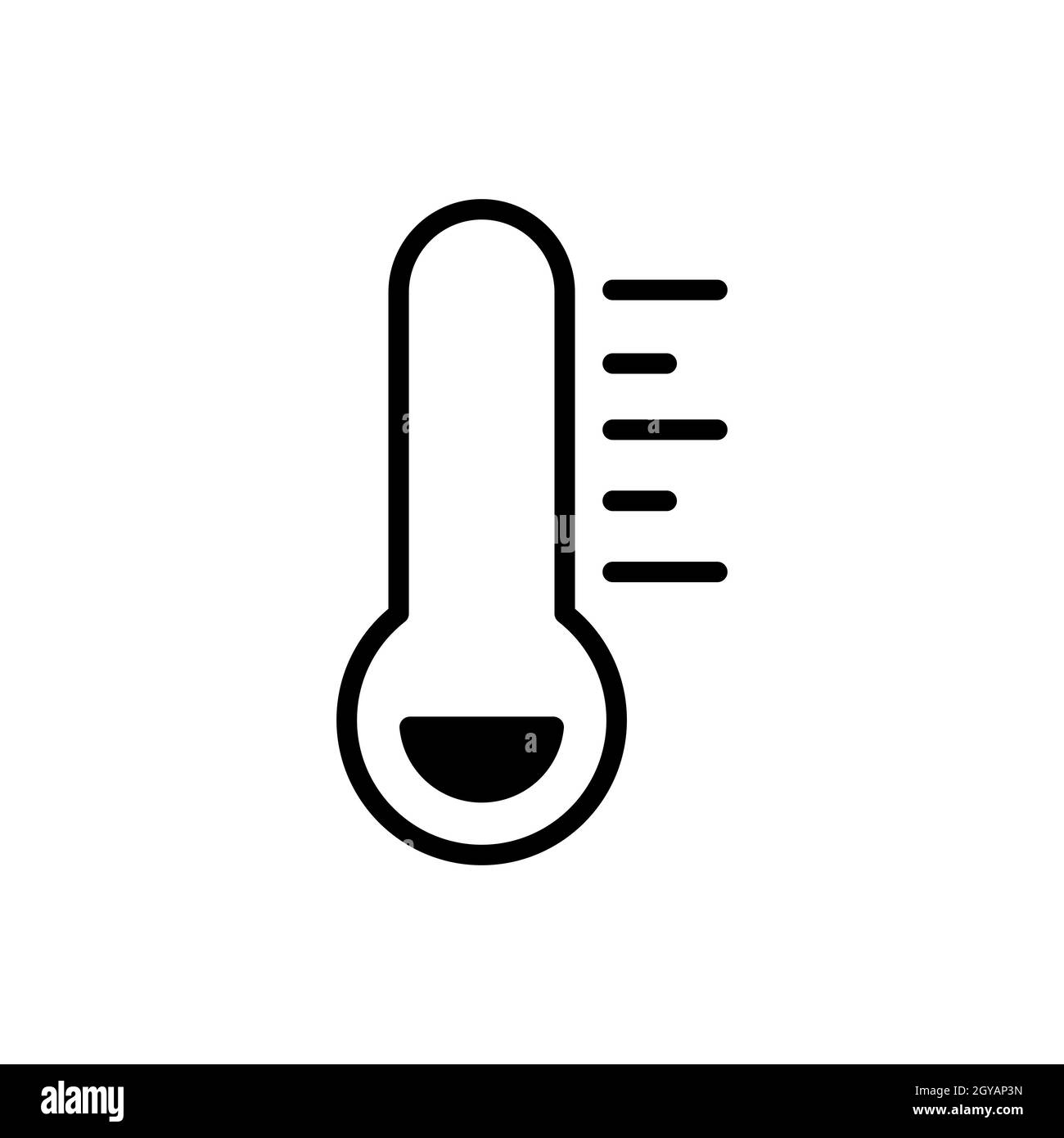 Icône de glyphe de vecteur froid de gel du thermomètre. Signe de météorologie. Symbole graphique pour le site Web et les applications de voyage, de tourisme et de météo, design, logo, application, interface utilisateur Banque D'Images