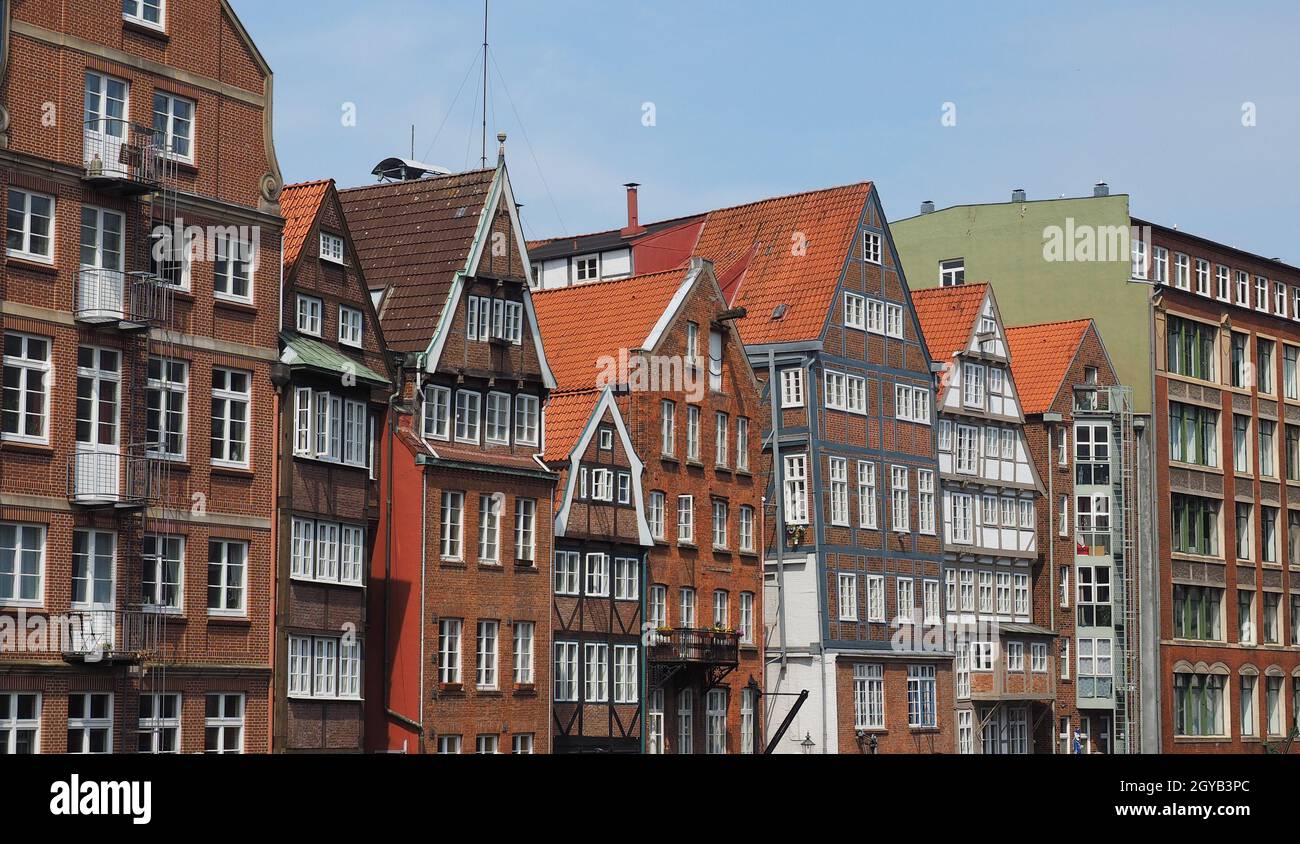 HafenCity trimestre dans le district de Hamburg Mitte, sur l'elbe island Grasbrook sur ancien Hamburger Hafen (Port de Hambourg) à Hambourg, Allemagne Banque D'Images