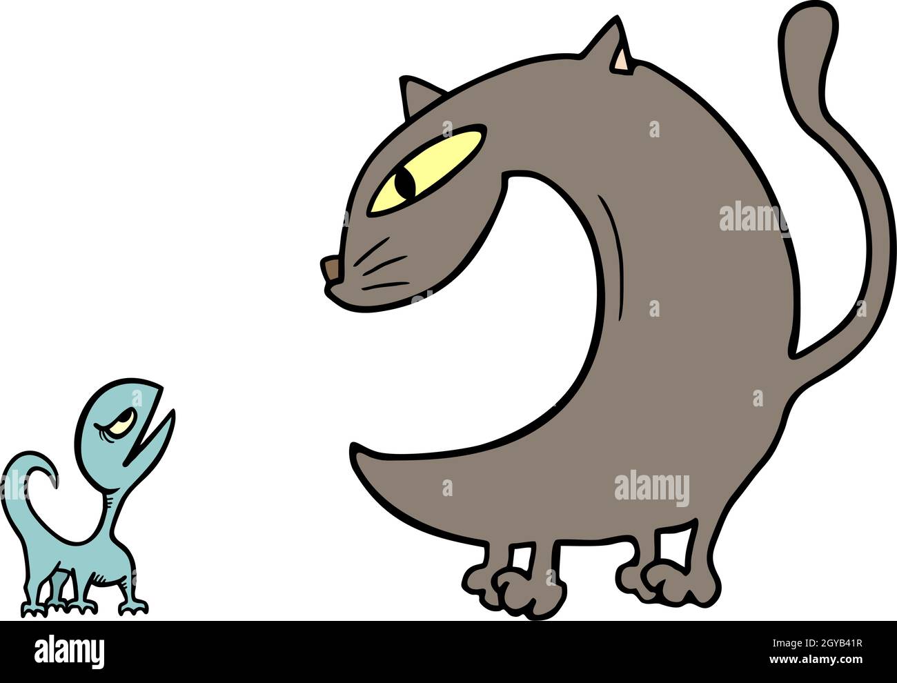 Lézard domestique Banque d'images vectorielles Alamy — free download