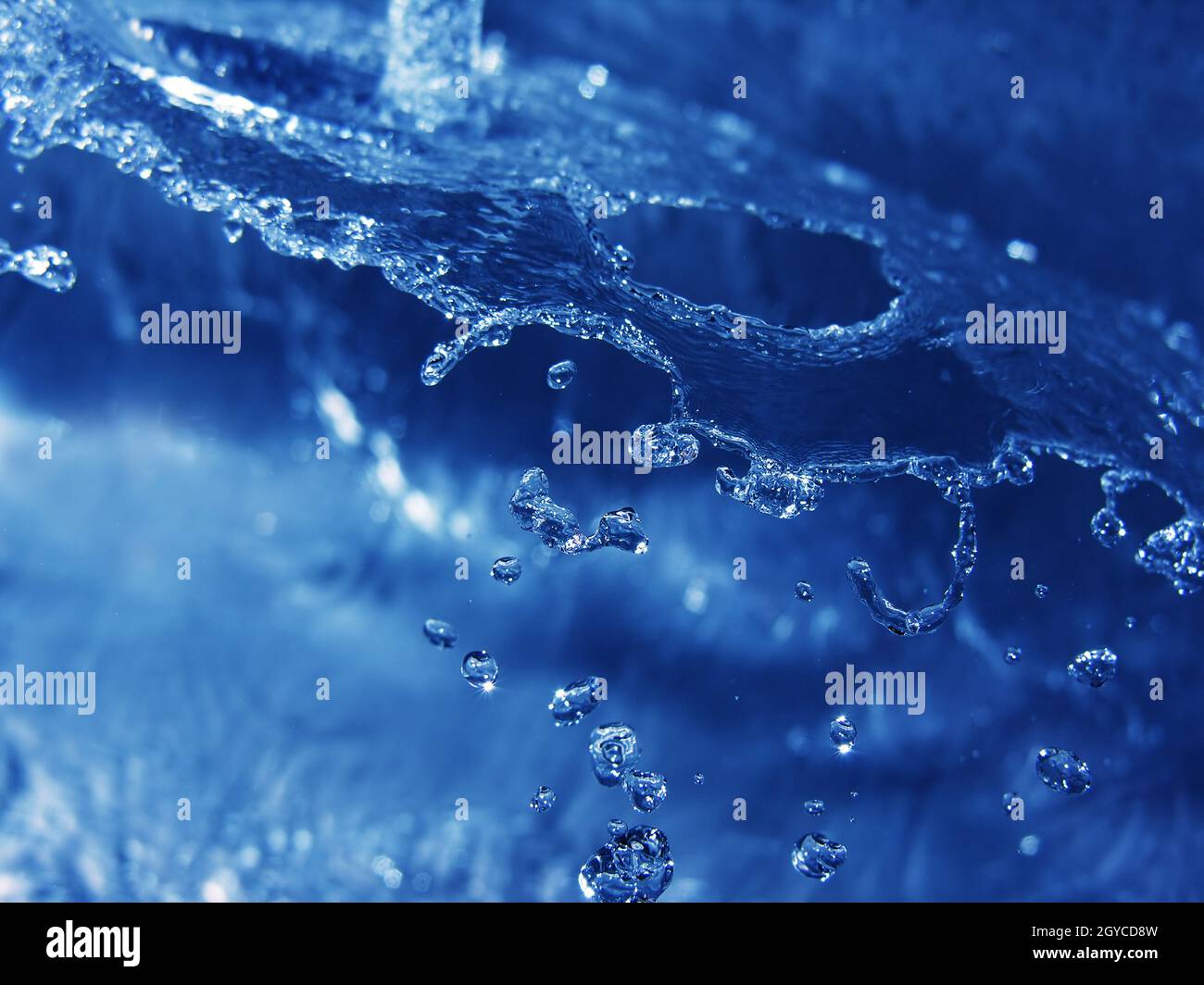 Abstract water splash Banque D'Images