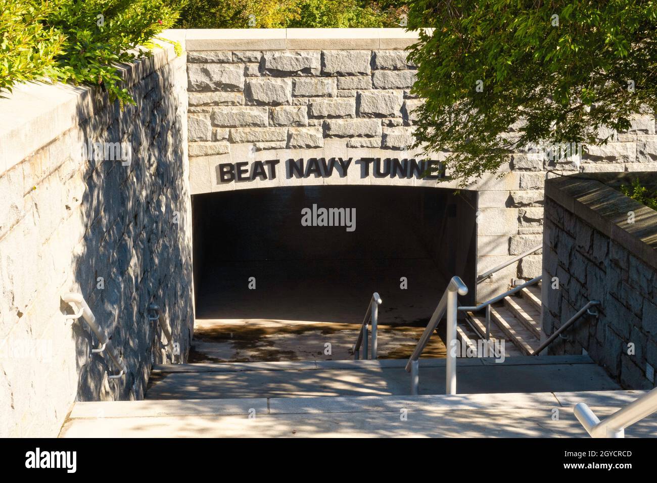 Beat Navy Tunnel, United States Military Academy, West Point, NY, USA Banque D'Images