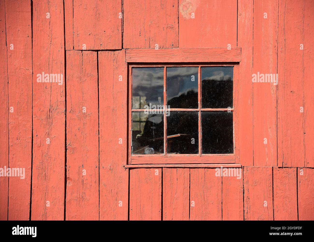 Hancock Shaker Museum, Pittsfield, Massachusetts, États-Unis - Une commune des Shaker établie dans les années 1780.Détail d'une fenêtre Banque D'Images