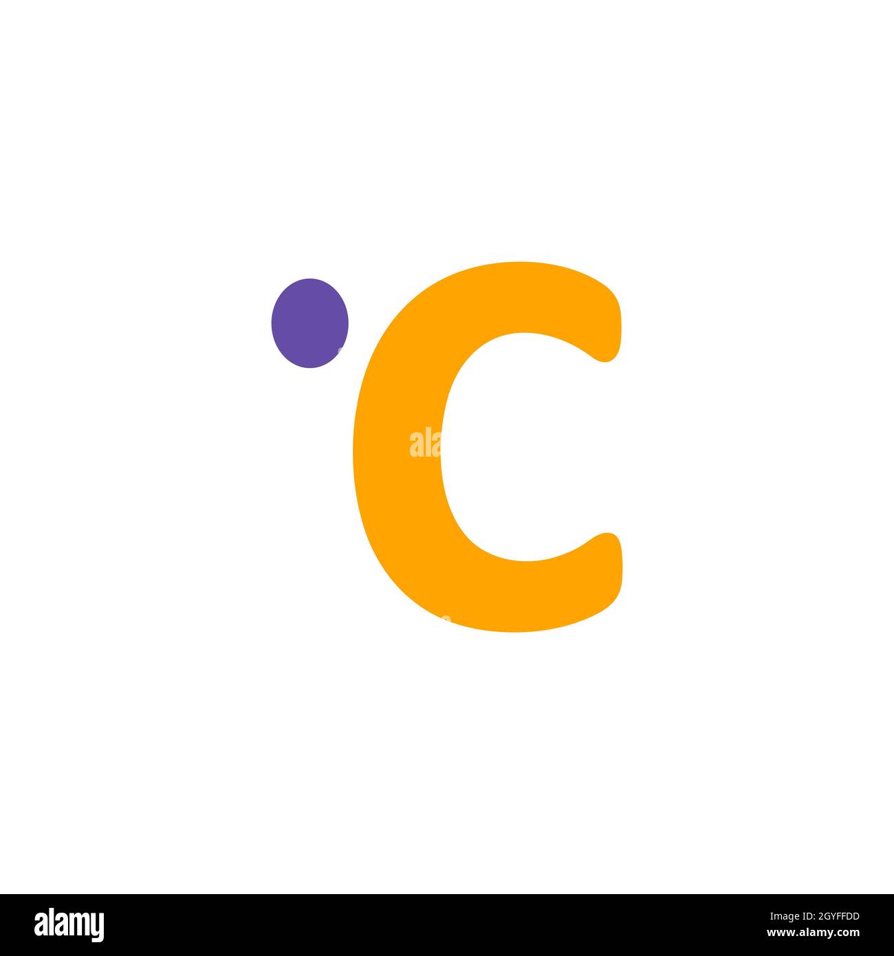 Icône de glyphe vecteur degrés Celsius. Signe de météorologie. Symbole graphique pour le site Web et les applications de voyage, de tourisme et de météo, design, logo, application, interface utilisateur Banque D'Images